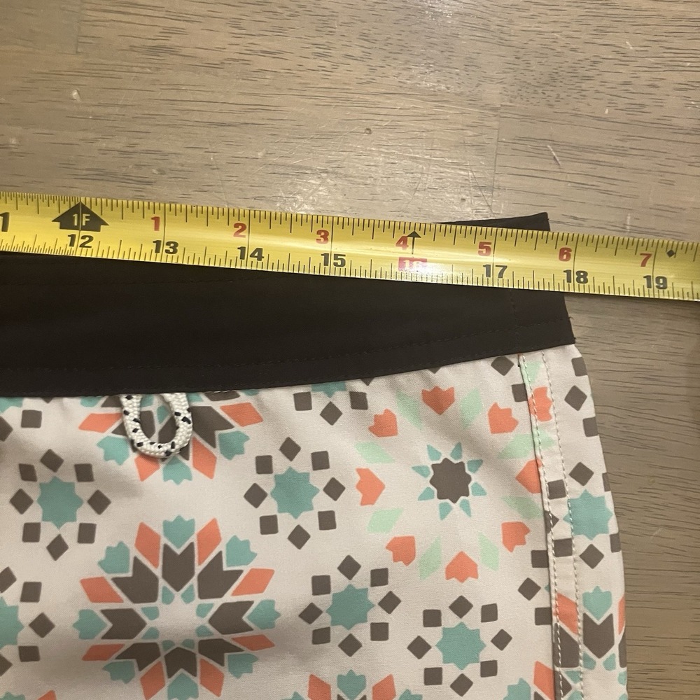 Roark Multicolor Patterned Swim Board Shorts - Picture 9 of 10